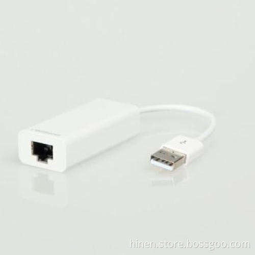 Support USB 2.0 full speed mode USB to Ethernet Adapter